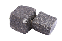 Габбро Слипчицкое (Kometa Black GB2), Адамовское гранит брусчатка 10х10х10 см